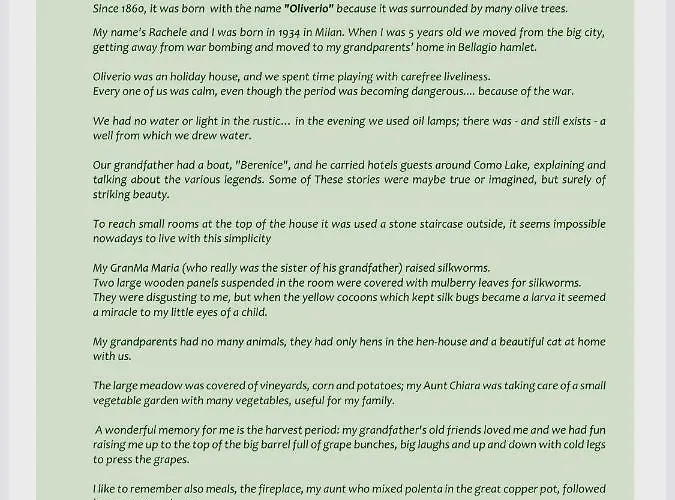 Nyaraló Olivee Bellagio